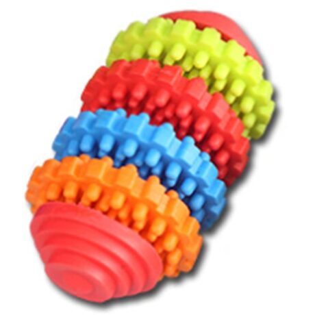 Licogel Dog Chew Toy Colorful Gear Dog Teeth Cleaning Toy