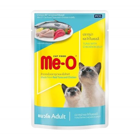 ME-O Pouch Wet CAT Food Tuna Chicken in Jelly 80 G